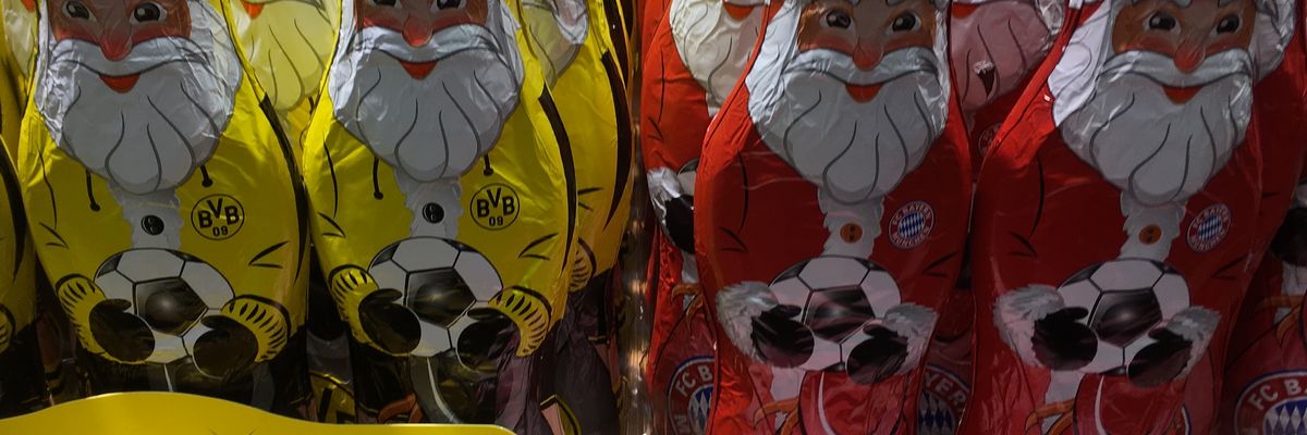 Bunte Schoko-Nikoläuse